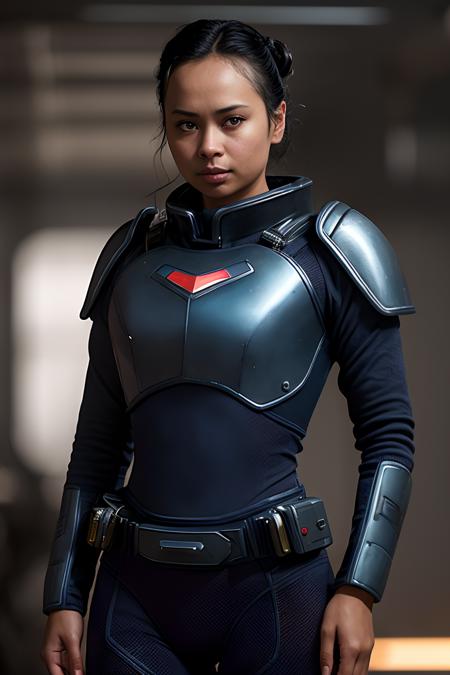 00045-3253480208-consistentFactor_euclidV5-photo of beautiful (fr4nki34d4ms_0.99), a woman as a space smuggler, hair upsweep updo, silver space marine uniform, trousers, s.png